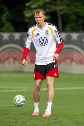 Maximilian Beier of DFB practicing for the FIFA World Cup 2026 at Wake Forest University™s Spry Stadium in Winston-Salem, North Carolina, United States, June 8, 2026. WINSTON-SALEM Spry Stadium North Carolina USA Copyright: xPaulxMoreax 1R8A6132