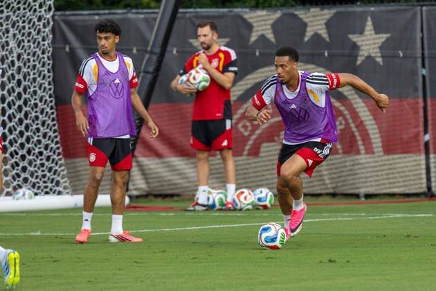 Nathaniel Brown Felix Nmecha of DFB practicing for the FIFA World Cup 2026 at Wake Forest University™s Spry Stadium in Winston-Salem, North Carolina, United States, June 8, 2026. WINSTON-SALEM Spry Stadium North Carolina USA Copyright: xPaulxMoreax 1R8A6587