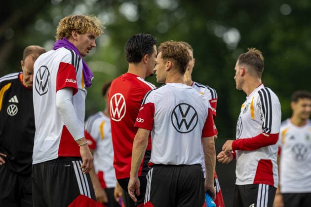 Nick Woltemade Joshua Kimmich of DFB practicing for the FIFA World Cup 2026 at Wake Forest University™s Spry Stadium in Winston-Salem, North Carolina, United States, June 8, 2026. WINSTON-SALEM Spry Stadium North Carolina USA Copyright: xPaulxMoreax 1R8A6799