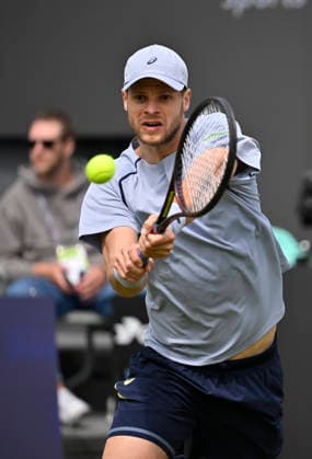 Yannick Hanfmann GER Action Tennis Men BOSS Open ATP 250 Stuttgart 2026 Weissenhof BOSS Open ATP 250 Stuttgart 2026