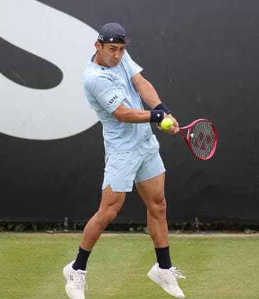 09 06 2026, Boss Open 2026, ATP Tour 250 Stuttgart, TTC Weissenhof, Tennis, Sport, in the picture Sho Shimabukuro JPN