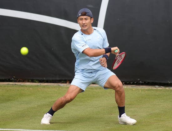 09 06 2026, Boss Open 2026, ATP Tour 250 Stuttgart, TTC Weissenhof, Tennis, Sport, in the picture Sho Shimabukuro JPN