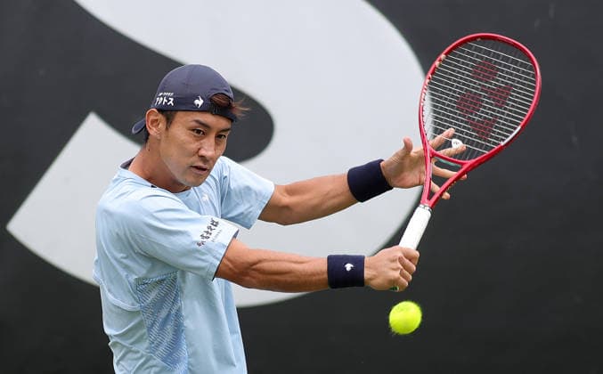 09 06 2026, Boss Open 2026, ATP Tour 250 Stuttgart, TTC Weissenhof, Tennis, Sport, in the picture Sho Shimabukuro JPN