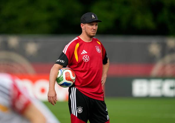 Julian Nagelsmann Germany, head coach takes part in the first training session of the German national team at the training camp in North Carolina USA, German national soccer team, Base Camp, Winston Salem, 08 06 2026 USA, German national soccer team, Base Camp, Winston Salem, 08 06 2026 Winston Salem Copyright: xEibner-Pressefoto ScottxColemanx EP_SCN