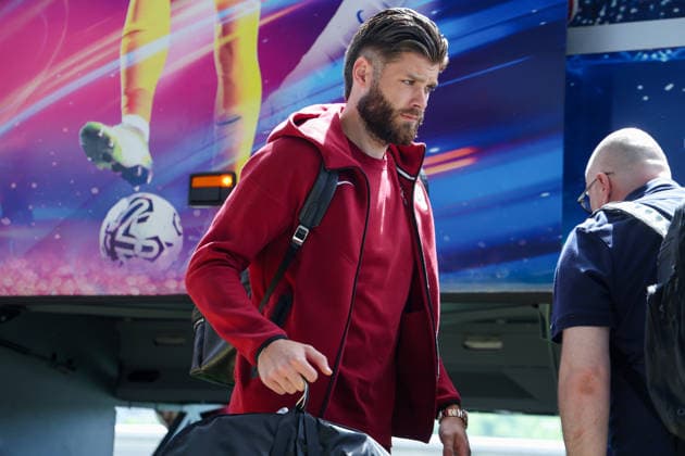 The Croatian national football team leaves for America for the World Cup Duje Caleta Car seen during the departure of the Croatian national football team to America for the World Cup, in Zagreb, Croatia, on June 09 2026.  MatijaxHabljak PIXSELL