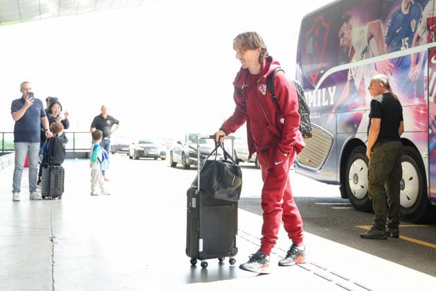 The Croatian national football team leaves for America for the World Cup Luka Modric, Ivan Perisic seen during the departure of the Croatian national football team to America for the World Cup, in Zagreb, Croatia, on June 09 2026.  MatijaxHabljak PIXSELL