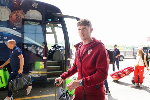 The Croatian national football team leaves for America for the World Cup Kristijan Jakic seen during the departure of the Croatian national football team to America for the World Cup, in Zagreb, Croatia, on June 09 2026.  MatijaxHabljak PIXSELL