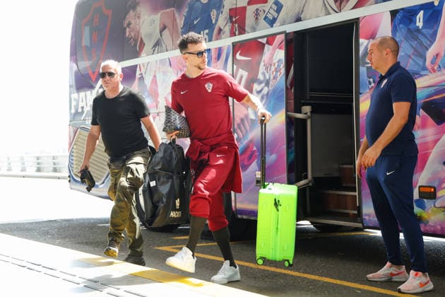 The Croatian national football team leaves for America for the World Cup Ivan Perisic seen during the departure of the Croatian national football team to America for the World Cup, in Zagreb, Croatia, on June 09 2026.  MatijaxHabljak PIXSELL