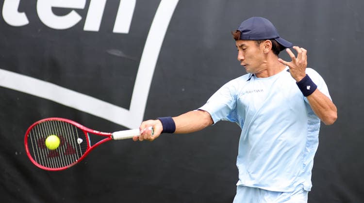 09 06 2026, Boss Open 2026, ATP Tour 250 Stuttgart, TTC Weissenhof, Tennis, Sport, in the picture Sho Shimabukuro JPN