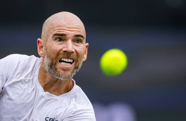 DEN BOSCH - Adrian Mannarino (FRA) during the ATP, Tennis Herren singles match against Gabriel Diallo (CAN) at the LibÃ ma Open 2026. The combined ATP WTA, Tennis Damen tournament is being held on the event grounds of the former Autotron car theme park. IRIS VAN DEN BROEK ANP xVIxANPxSportx xxANPxIVx 560563756 originalFilename: 560563756.jpg