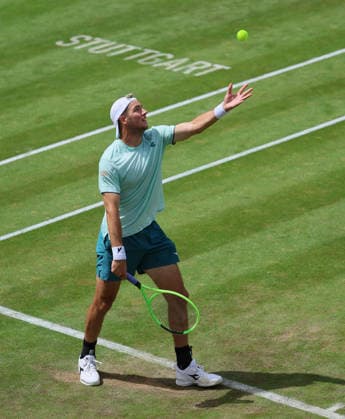 09 06 2026, Boss Open 2026, ATP Tour 250 Stuttgart, TTC Weissenhof, Tennis, Sport, in the picture Jan Lennard Struff GER