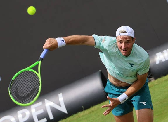 09 06 2026, Boss Open 2026, ATP Tour 250 Stuttgart, TTC Weissenhof, Tennis, Sport, in the picture Jan Lennard Struff GER