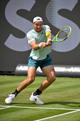 Jan Lennard Struff GER Action Tennis Men BOSS Open ATP 250 Stuttgart 2026 Weissenhof BOSS Open ATP 250 Stuttgart 2026