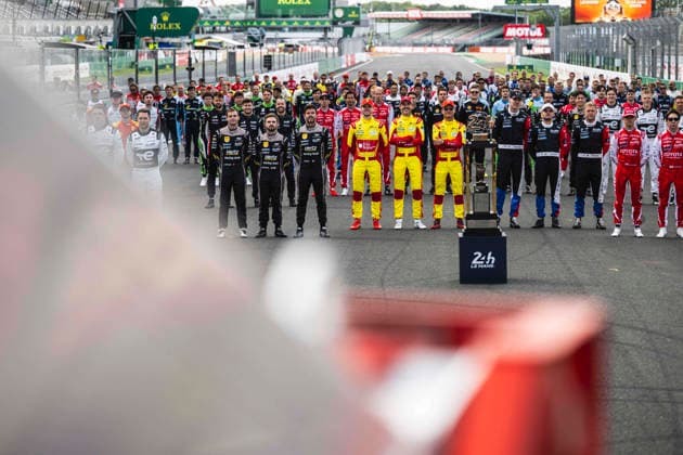 24 HEURES DU MANS 2026 - TUESDAY Drivers family picture during the 24 Hours of Le Mans 2026, 3rd round of the 2026 FIA World Endurance Championship, on June 9, 2026 on the Circuit des 24 Heures du Mans in Le Mans, France - Le MansFrance  Copyright: xCharlyxLopezx