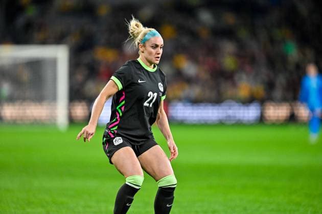SYDNEY, AUSTRALIA - June 9: Ellie Carpenter (21 Australia) during the Sydney June FIFA International Window Australia v Mexico on June 9, 2026 in Sydney, Australia. Western Sydney Stadium (Photo by Keith McInnes Sports Press Photo Getty Images)  Copyright: xSportsxPressxPhotox Sportspressphoto_SPR163806