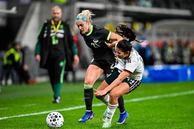 SYDNEY, AUSTRALIA - June 9: Ellie Carpenter (21 Australia) during the Sydney June FIFA International Window Australia v Mexico on June 9, 2026 in Sydney, Australia. Western Sydney Stadium (Photo by Keith McInnes Sports Press Photo Getty Images)  Copyright: xSportsxPressxPhotox Sportspressphoto_SPR163831