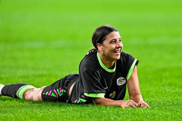 SYDNEY, AUSTRALIA - June 9: Sam Kerr (20 Australia) during the Sydney June FIFA International Window Australia v Mexico on June 9, 2026 in Sydney, Australia. Western Sydney Stadium (Photo by Keith McInnes Sports Press Photo Getty Images)  Copyright: xSportsxPressxPhotox Sportspressphoto_SPR163860