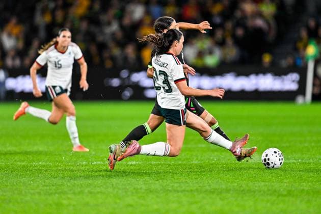 SYDNEY, AUSTRALIA - June 9: Sam Kerr (20 Australia) during the Sydney June FIFA International Window Australia v Mexico on June 9, 2026 in Sydney, Australia. Western Sydney Stadium (Photo by Keith McInnes Sports Press Photo Getty Images)  Copyright: xSportsxPressxPhotox Sportspressphoto_SPR163909