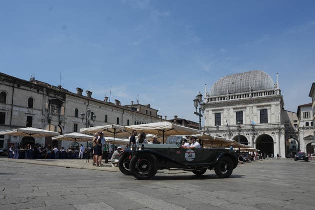 June 9, 2026: June 9, 2026, Brescia, Italy 1000 Miglia 2026 cars on strreets of Brescia Castel - ZUMAb205 20260609_zip_b205_004 Copyright: xMatteoxBiattax