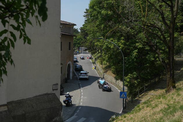 June 9, 2026: June 9, 2026, Brescia, Italy 1000 Miglia 2026 cars on strreets of Brescia Castel - ZUMAb205 20260609_zip_b205_005 Copyright: xMatteoxBiattax