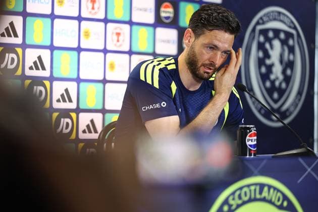 Craig Gordon of Scotland Scotland press conference, PK, Pressekonferenz 2026 FIFA World Cup, WM, Weltmeisterschaft, Fussball Football, Atrium Health Performance Park, Charlotte, USA - 09 Jun 2026Charlotte Atrium Health Performance Park United States of America EDITORIAL USE ONLY No use with unauthorised audio, video, data, fixture lists, club league logos or live services. Online in-match use limited to 120 images, no video emulation. No use in betting, games or single club league player publications. Copyright: xMichaelxZemanek Shutterstockx 16919333o