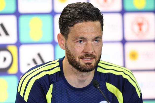 Craig Gordon of Scotland Scotland press conference, PK, Pressekonferenz 2026 FIFA World Cup, WM, Weltmeisterschaft, Fussball Football, Atrium Health Performance Park, Charlotte, USA - 09 Jun 2026Charlotte Atrium Health Performance Park United States of America EDITORIAL USE ONLY No use with unauthorised audio, video, data, fixture lists, club league logos or live services. Online in-match use limited to 120 images, no video emulation. No use in betting, games or single club league player publications. Copyright: xMichaelxZemanek Shutterstockx 16919333w