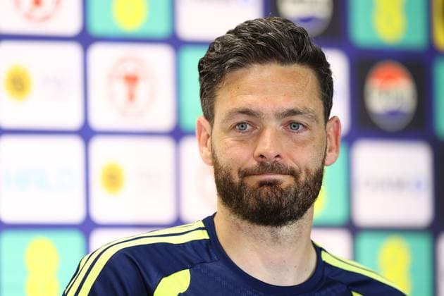 Craig Gordon of Scotland Scotland press conference, PK, Pressekonferenz 2026 FIFA World Cup, WM, Weltmeisterschaft, Fussball Football, Atrium Health Performance Park, Charlotte, USA - 09 Jun 2026Charlotte Atrium Health Performance Park United States of America EDITORIAL USE ONLY No use with unauthorised audio, video, data, fixture lists, club league logos or live services. Online in-match use limited to 120 images, no video emulation. No use in betting, games or single club league player publications. Copyright: xMichaelxZemanek Shutterstockx 16919333x