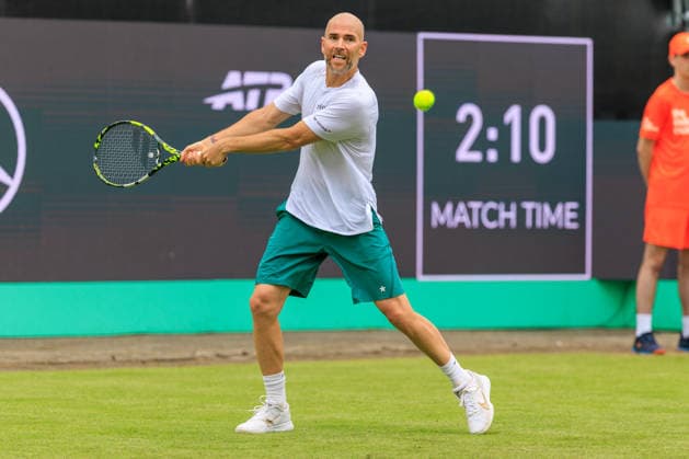 2026-06-09 - Libema Open 2026 ROSMALEN, NETHERLANDS - JUNE 9: Adrian Mannarino of France during the Libema Open 2026 at the Autotron on June 9, 2026 in Rosmalen, Netherlands Rosmalen Autotron Netherlands Content not available for redistribution in The Netherlands directly or indirectly through any third parties. Copyright: xMarcelxvanxPlateringenx