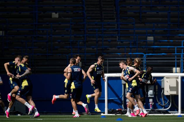 260609 Viktor Gyökeres of the Swedish national football team at a training session during day 2 of the FIFA World Cup 2026 on June 9, 2026 in Dallas Photo Petter Arvidson BILDBYRAN kod PA PA1225 fotboll football soccer fotball vm fotbolls vm fotball vm fotbolls vm 2026 fifa world cup 2026 träning practice training sverige sweden sverige a day 2 bbeng  Copyright: PETTERxARVIDSON BB260609PA028