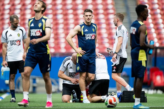 260609 Viktor Gyökeres of the Swedish national football team at a training session during day 2 of the FIFA World Cup 2026 on June 9, 2026 in Dallas Photo Petter Arvidson BILDBYRAN kod PA PA1225 fotboll football soccer fotball vm fotbolls vm fotball vm fotbolls vm 2026 fifa world cup 2026 träning practice training sverige sweden sverige a day 2 bbeng  Copyright: PETTERxARVIDSON BB260609PA037