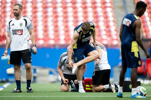 260609 Viktor Gyökeres of the Swedish national football team at a training session during day 2 of the FIFA World Cup 2026 on June 9, 2026 in Dallas Photo Petter Arvidson BILDBYRAN kod PA PA1225 fotboll football soccer fotball vm fotbolls vm fotball vm fotbolls vm 2026 fifa world cup 2026 träning practice training sverige sweden sverige a day 2 bbeng  Copyright: PETTERxARVIDSON BB260609PA038