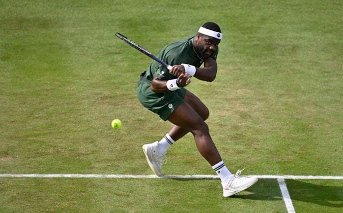 Frances Tiafoe USA Action Tennis Men BOSS Open ATP 250 Stuttgart 2026 Weissenhof BOSS Open ATP 250 Stuttgart 2026