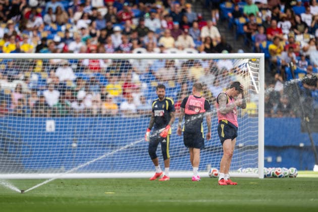 260609 Victor Nilsson Lindelöf of the Swedish national football team at a training session during day 2 of the FIFA World Cup 2026 on June 9, 2026 in Dallas Photo Petter Arvidson BILDBYRAN kod PA PA1225 fotboll football soccer fotball vm fotbolls vm fotball vm fotbolls vm 2026 fifa world cup 2026 träning practice training sverige sweden sverige a day 2 bbeng  Copyright: PETTERxARVIDSON BB260609PA063