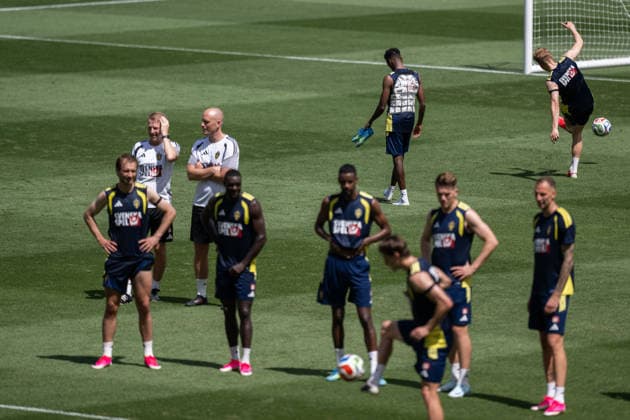 260609 Taha Ali of the Swedish national football team at a training session during day 2 of the FIFA World Cup 2026 on June 9, 2026 in Dallas Photo Petter Arvidson BILDBYRAN kod PA PA1225 fotboll football soccer fotball vm fotbolls vm fotball vm fotbolls vm 2026 fifa world cup 2026 träning practice training sverige sweden sverige a day 2 bbeng  Copyright: PETTERxARVIDSON BB260609PA073