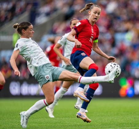 260609 Caroline Graham Hansen of Norway during the FIFA Women s World Cup Qualifier football match between Norway and Austria on June 9, 2026 in Oslo Photo Marius Simensen BILDBYRAN COP 238 MM0070 bbeng fotball soccer football fotboll fifa world cup qualifiers vm kvalifisering kvinner vm kvalik landskamp dam norge norway austria osterrike  Copyright: MARIUSxSIMENSEN BB260609BB446