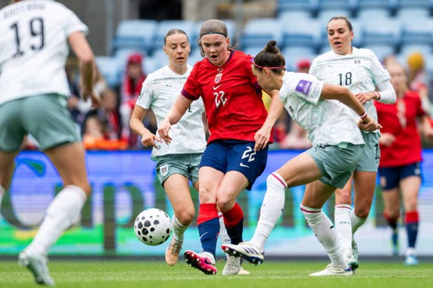 Football, Women, World Cup Qualifier, Norway - Austria