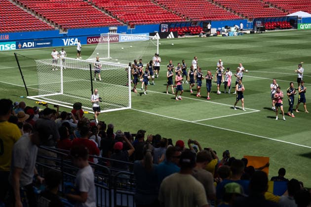 260609 Players of the Swedish national football team at a training session during day 2 of the FIFA World Cup 2026 on June 9, 2026 in Dallas Photo Petter Arvidson BILDBYRAN kod PA PA1225 fotboll football soccer fotball vm fotbolls vm fotball vm fotbolls vm 2026 fifa world cup 2026 träning practice training sverige sweden sverige a day 2 bbeng publik  Copyright: PETTERxARVIDSON BB260609PA087