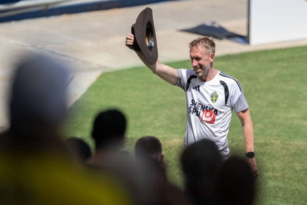 260609 Head coach Graham Potter of the Swedish national football team at a training session during day 2 of the FIFA World Cup 2026 on June 9, 2026 in Dallas Photo Petter Arvidson BILDBYRAN kod PA PA1225 fotboll football soccer fotball vm fotbolls vm fotball vm fotbolls vm 2026 fifa world cup 2026 träning practice training sverige sweden sverige a day 2 bbeng  Copyright: PETTERxARVIDSON BB260609PA088