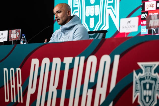 June 9, 2026, Lisboa, Oeiras, Portugal: Portugal national team, Nationalteam s head coach ROBERTO MARTINEZ during the press conference, PK, Pressekonferenz before the match between Portugal and Nigeria at Cidade do Futebol on June 9 2026, in Lisboa, Portugal. Lisboa Portugal - ZUMAa269 20260609_zsp_a269_018 Copyright: xSandroxAlemaox