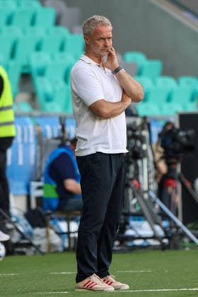 Ljubljana, Slovenia 09 06 2026 International womens World Cup qualifier Slovenia vs Germany In the picture national coach Christian Wück Wueck Germany Copyright: HMBxMedia MadeleinexFantini
