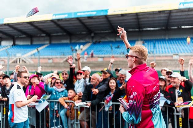 24 HEURES DU MANS 2026 - TUESDAY HANSES Julian (ger), Team Qatar by Iron Lynx, Mercedes-AMG LMGT3 62, LM GT3, portrait, autograph session, during the 24 Hours of Le Mans 2026, 3rd round of the 2026 FIA World Endurance Championship, on June 9, 2026 on the Circuit des 24 Heures du Mans in Le Mans, France -  Copyright: xAndreaxLorenzinax