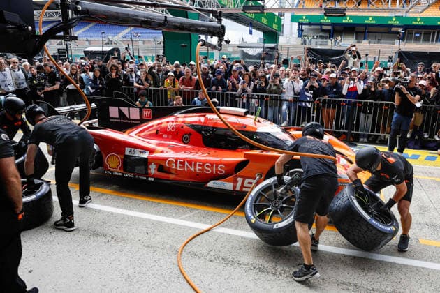 24 HEURES DU MANS 2026 - TUESDAY Pit Stop Challenge , mechanic, mecanicien, 17 LOTTERER AndrÃ (ger), DERANI Pipo (bra), JAUBERT Mathys (fra), Genesis Magma Racing, Genesis GMR-001 17, Hypercar, during the 24 Hours of Le Mans 2026, 3rd round of the 2026 FIA World Endurance Championship, on June 9, 2026 on the Circuit des 24 Heures du Mans in Le Mans, France - Le MansFrance  Copyright: xFREDERICxLExFLOCxHx