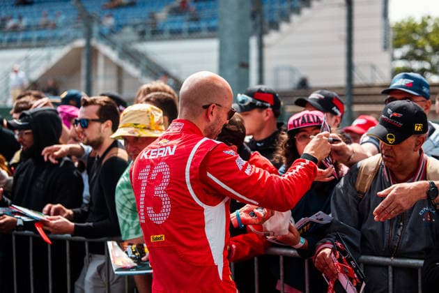 24 HEURES DU MANS 2026 - TUESDAY KERN Lars (ger), 13 Autosport, Corvette Z06 LMGT3.R 13, LM GT3, portrait, autograph session, during the 24 Hours of Le Mans 2026, 3rd round of the 2026 FIA World Endurance Championship, on June 9, 2026 on the Circuit des 24 Heures du Mans in Le Mans, France -  Copyright: xAndreaxLorenzinax