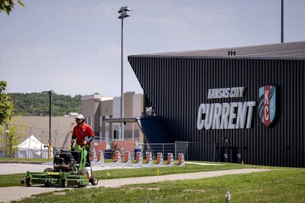 KANSAS - Exterior of the Dutch national team, Nationalteam s training complex, KC Current Training Facility, on June 9, 2026, in Kansas City. The Dutch national team is preparing for the 2026 World Cup. ROBIN VAN LONKHUIJSEN ANP xVIxANPxSportx xxANPxIVx 560584050 originalFilename: 560584050.jpg