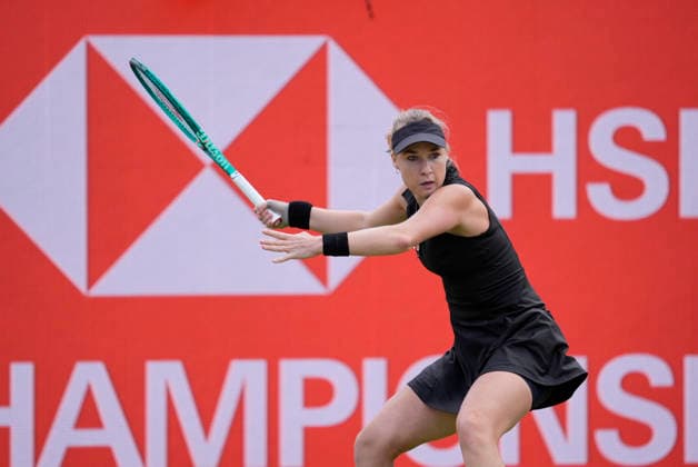 HSBC Championships - Day Two Anna Blinkova in action during her Round of 32 match at The HSBC Championships 2026 Women s tennis tournament at The Queen s Club in London, England, on June 9, 2026. London Greater London United Kingdom  Copyright: xOwenxHammondx originalFilename:hammond-thehsbcc260609_nppUr.jpg