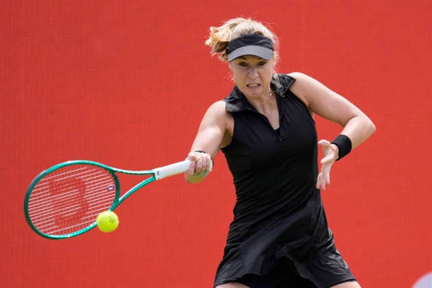 HSBC Championships - Day Two Anna Blinkova in action during her Round of 32 match at The HSBC Championships 2026 Women s tennis tournament at The Queen s Club in London, England, on June 9, 2026. London Greater London United Kingdom  Copyright: xOwenxHammondx originalFilename:hammond-thehsbcc260609_npd7u.jpg