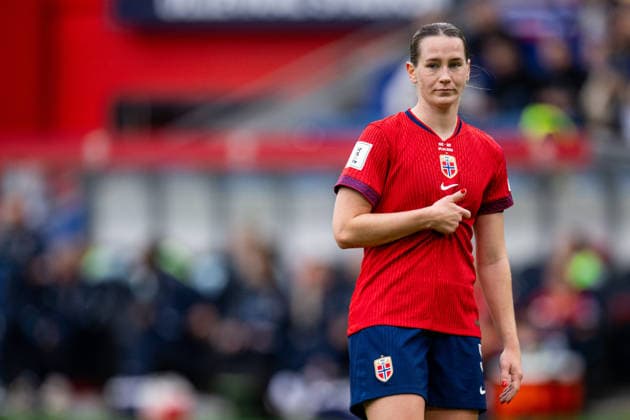 260609 Elisabeth Terland of Norway during the FIFA Women s World Cup Qualifier football match between Norway and Austria on June 9, 2026 in Oslo Photo Jon Olav Nesvold BILDBYRAN COP 217 MM0070 bbeng fotball soccer football fotboll fifa world cup qualifiers vm kvalifisering kvinner vm kvalik landskamp dam norge norway austria osterrike  Copyright: JONxOLAVxNESVOLD BB260609JE032