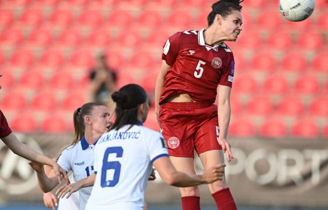SERBIA vs DENMARK SIMONE BOYE SORENSEN, football player of Denmark, during the match against Serbia, at Sports Center of FA of Serbia. Stara Pazova, 09.06.2026. photo: Nebojsa Parausic FOOTBALL, SERBIA, DENMARK, WOMEN Stara Pazova Sports Center of FA of Serbia Serbia Copyright: xNebojsaxParausicx xMNxPressx