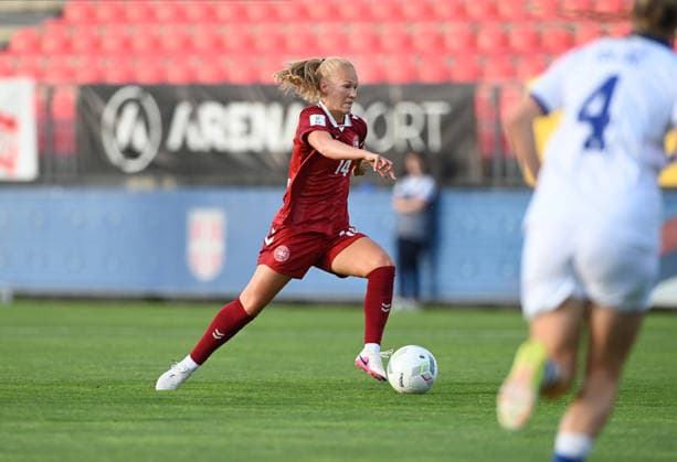 SERBIA vs DENMARK SOFIE BREDGAARD, football player of Denmark, during the match against Serbia, at Sports Center of FA of Serbia. Stara Pazova, 09.06.2026. photo: Nebojsa Parausic FOOTBALL, SERBIA, DENMARK, WOMEN Stara Pazova Sports Center of FA of Serbia Serbia Copyright: xNebojsaxParausicx xMNxPressx
