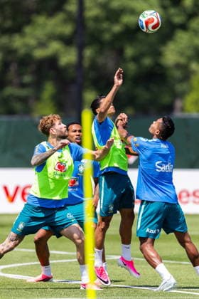 FIFA World Cup, WM, Weltmeisterschaft, Fussball 2026 preparations - Brazil training session Players of Brazil participate in a training session in Morris Township, New Jersey, USA, 09 June 2026. Brazil are drawn in Group C of the upcoming FIFA World Cup 2026 starting on 11 June 2026 and running 19 July 2026. Morris Township New Jersey United States  Copyright: xOLGAxFEDOROVAx